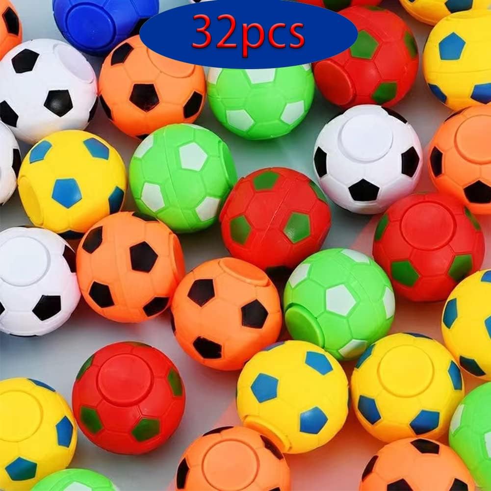 32PCS Mini Fidget Soccer Ball Stress Relief Toys for Kids