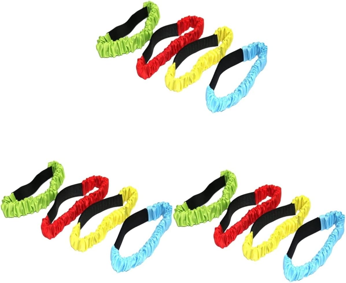 Toyvian 24pcs Legged Race Game Straps for Boys Girls