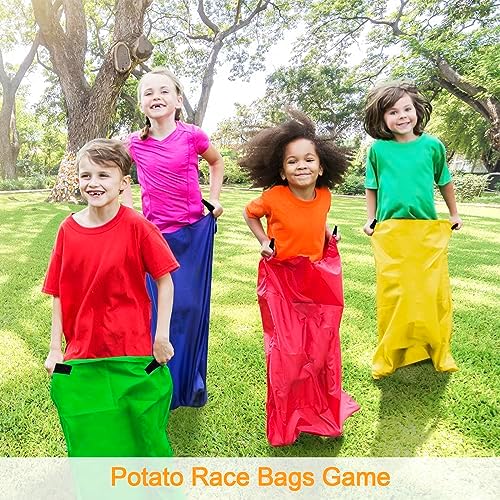 Potato Sack Race Bags - 32PCS Outdoor Games Set for Adults Kids