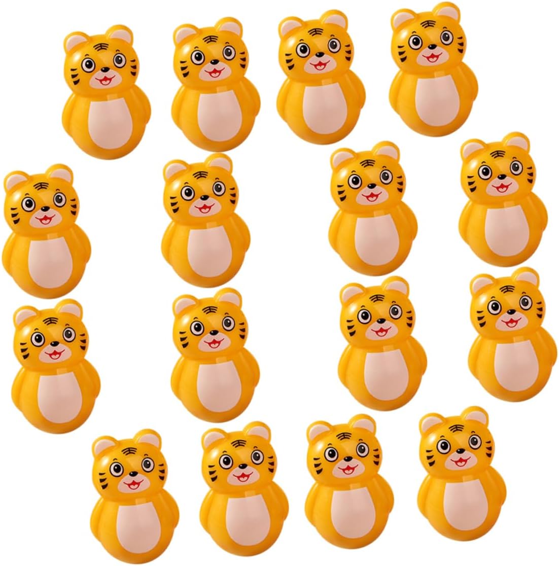 20pcs Tiger Wobbling Toy for Boys Girls Desktop Decor