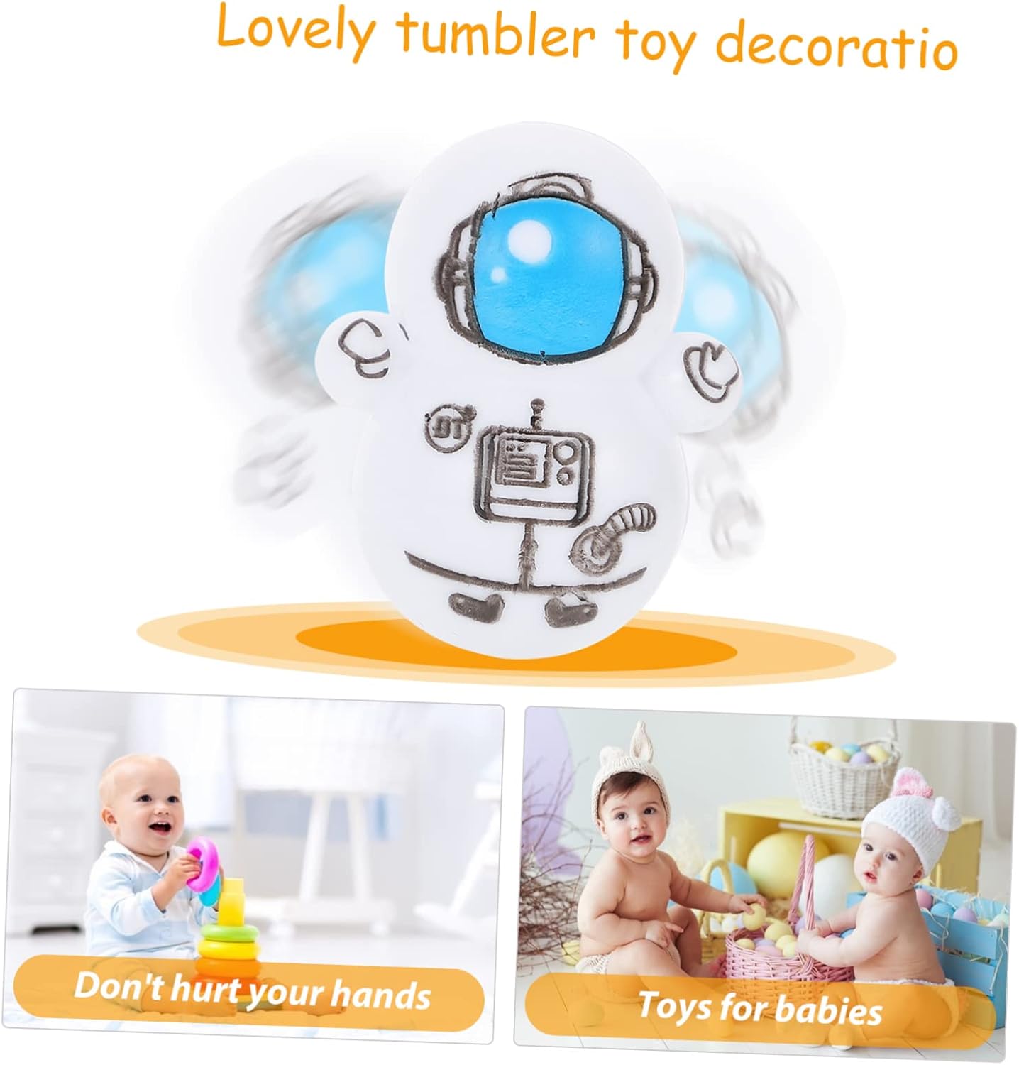 Ciieeo 30pcs Wobbling Tumbler Toys for Kids Birthday Decor
