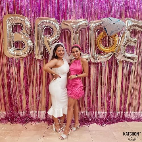 KatchOn Giant Bride Balloons Silver 40 Inch