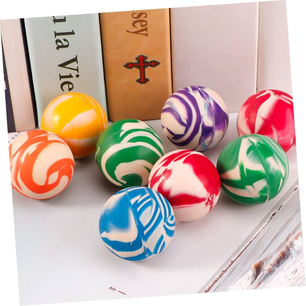 20pcs Odorless Plastic Bouncy Balls for Kids