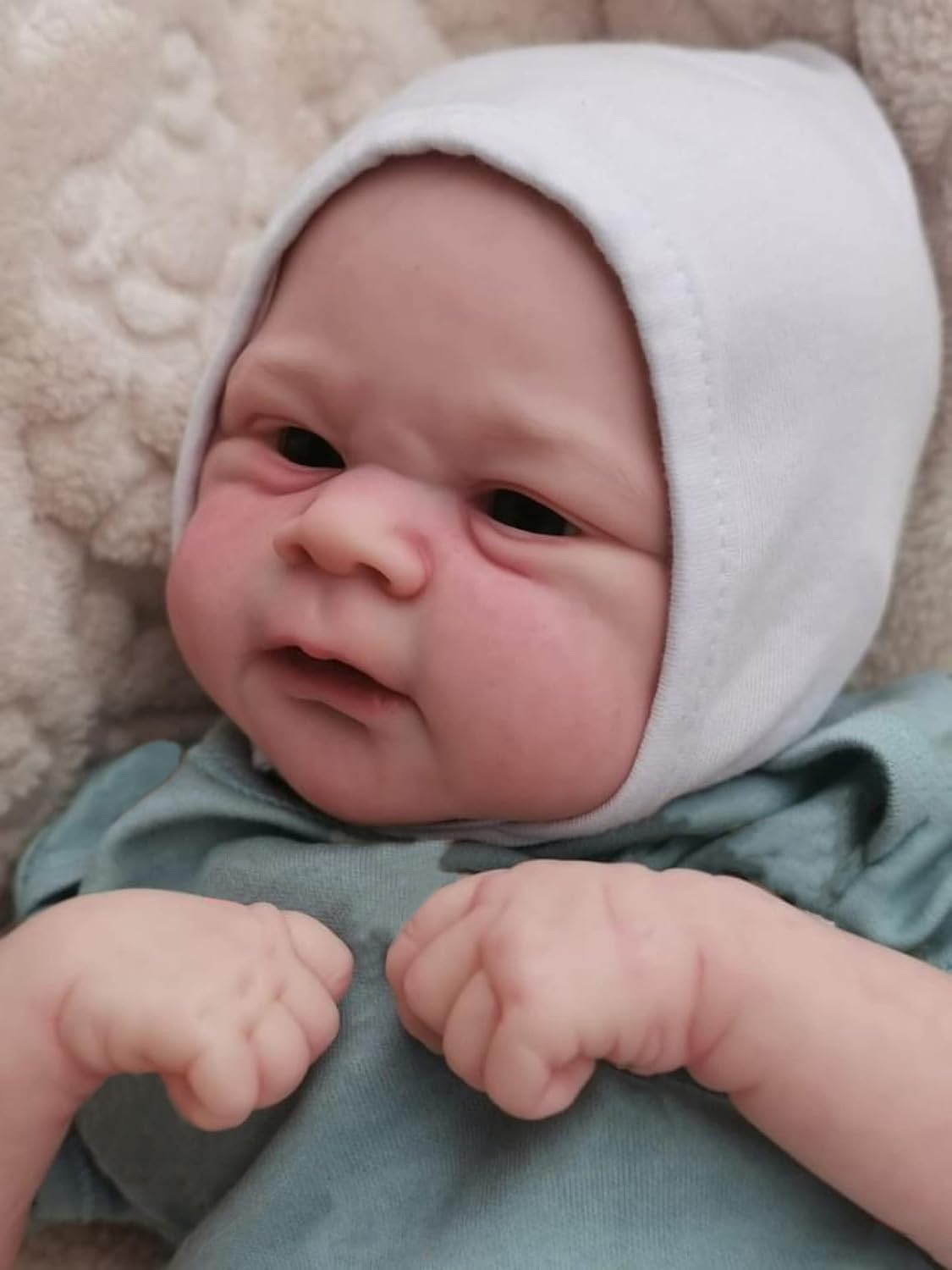 18 Inch Reborn Baby Doll Lifelike Handmade Newborn Genesis Boy Collectible