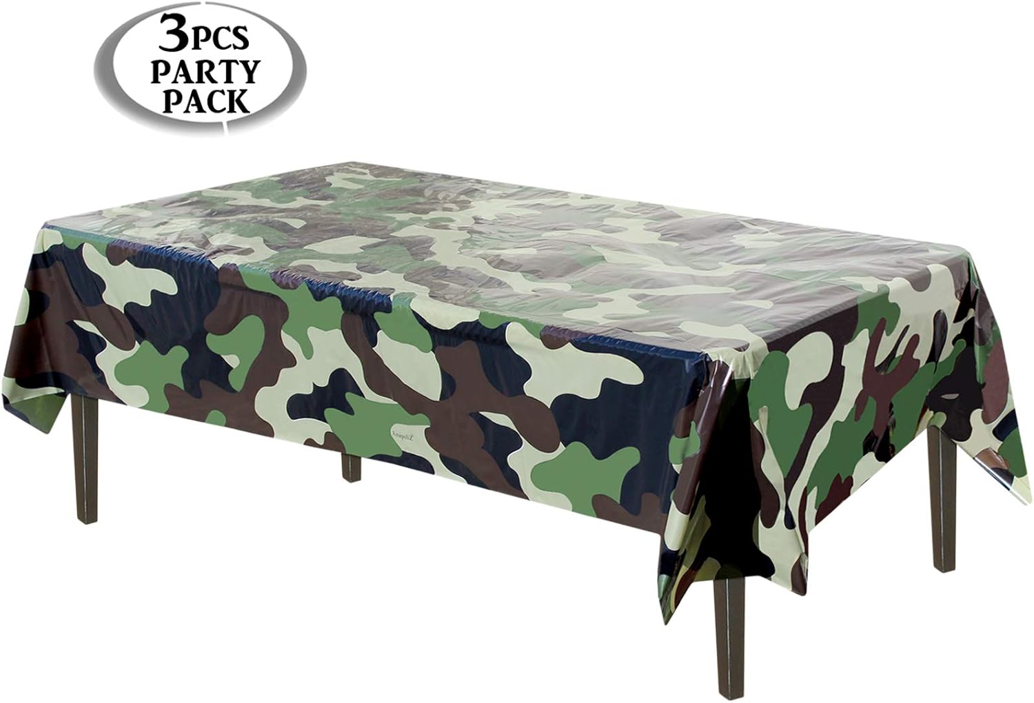 AnapoliZ Army Camouflage Table Cover 3 Pcs Pack