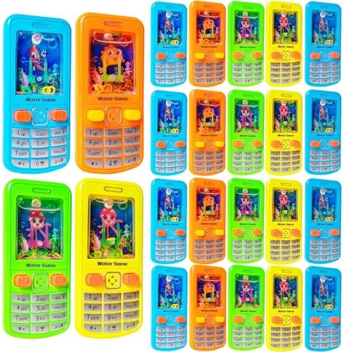 24 Pack Handheld Water Ring Games for Kids Party Favors