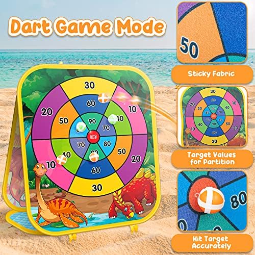 2-in-1 Bean Bag Toss Game for Kids