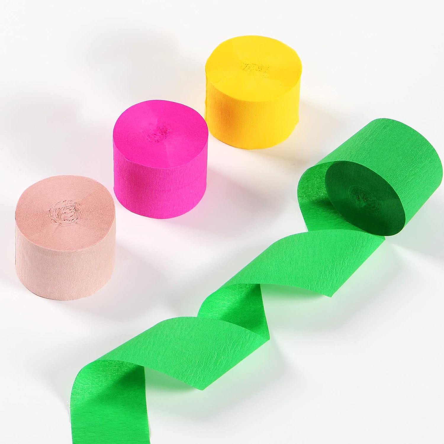 Hawaiian Themed Pool Party Decor Crepe Paper Streamers 8 Rolls