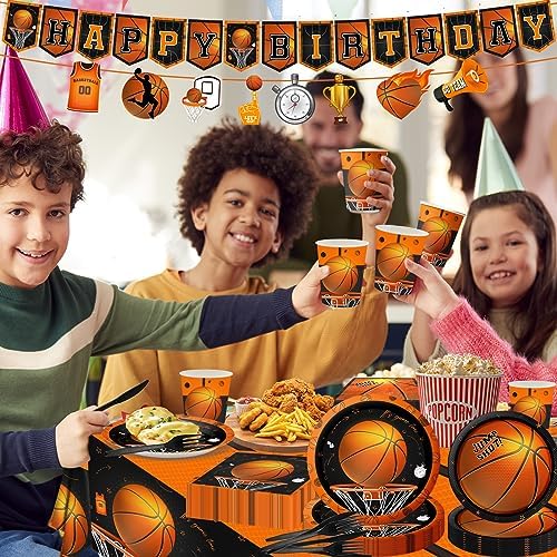 142Pcs Basketball Party Decorations Set
