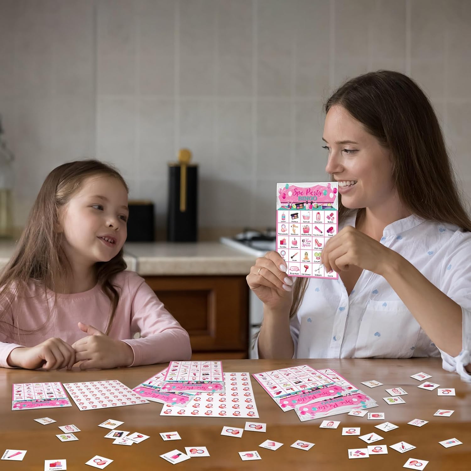 Liliful 35 Pcs Spa Party Bingo Set for 24 Players
