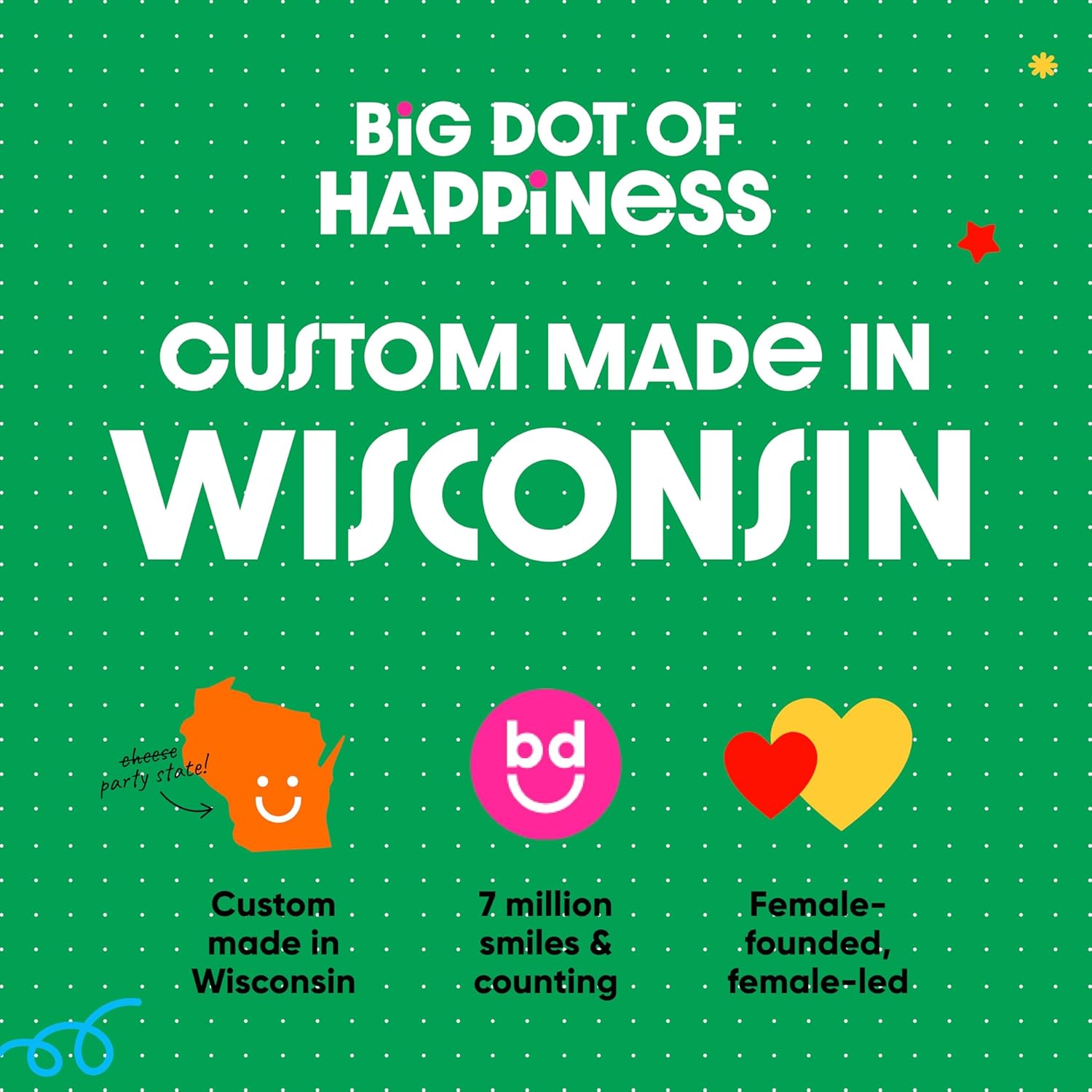 Big Dot of Happiness 1st Birthday Decor Kit - 51 Pieces