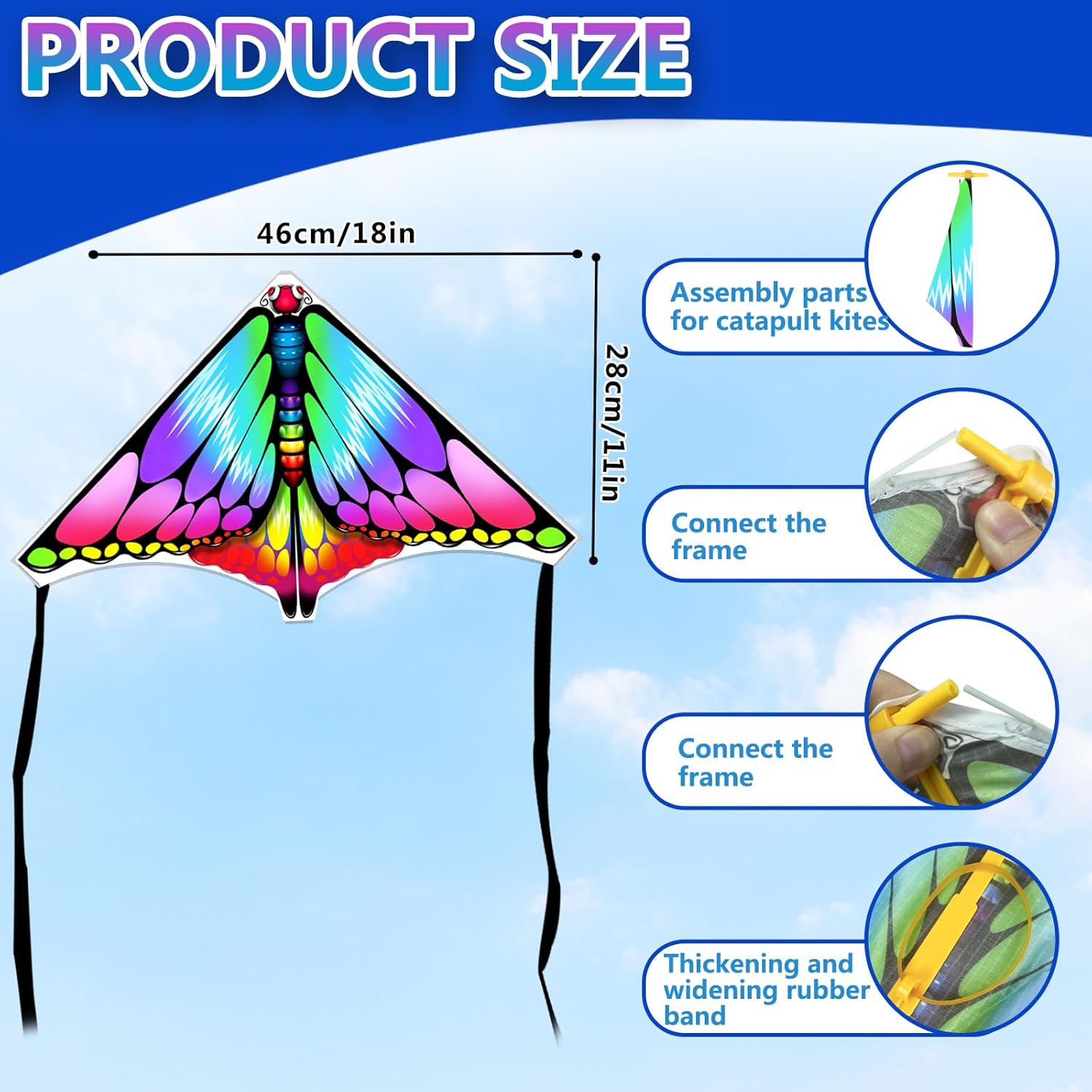 20 Pack Mini Kite Launcher Toy with Finger Shooting