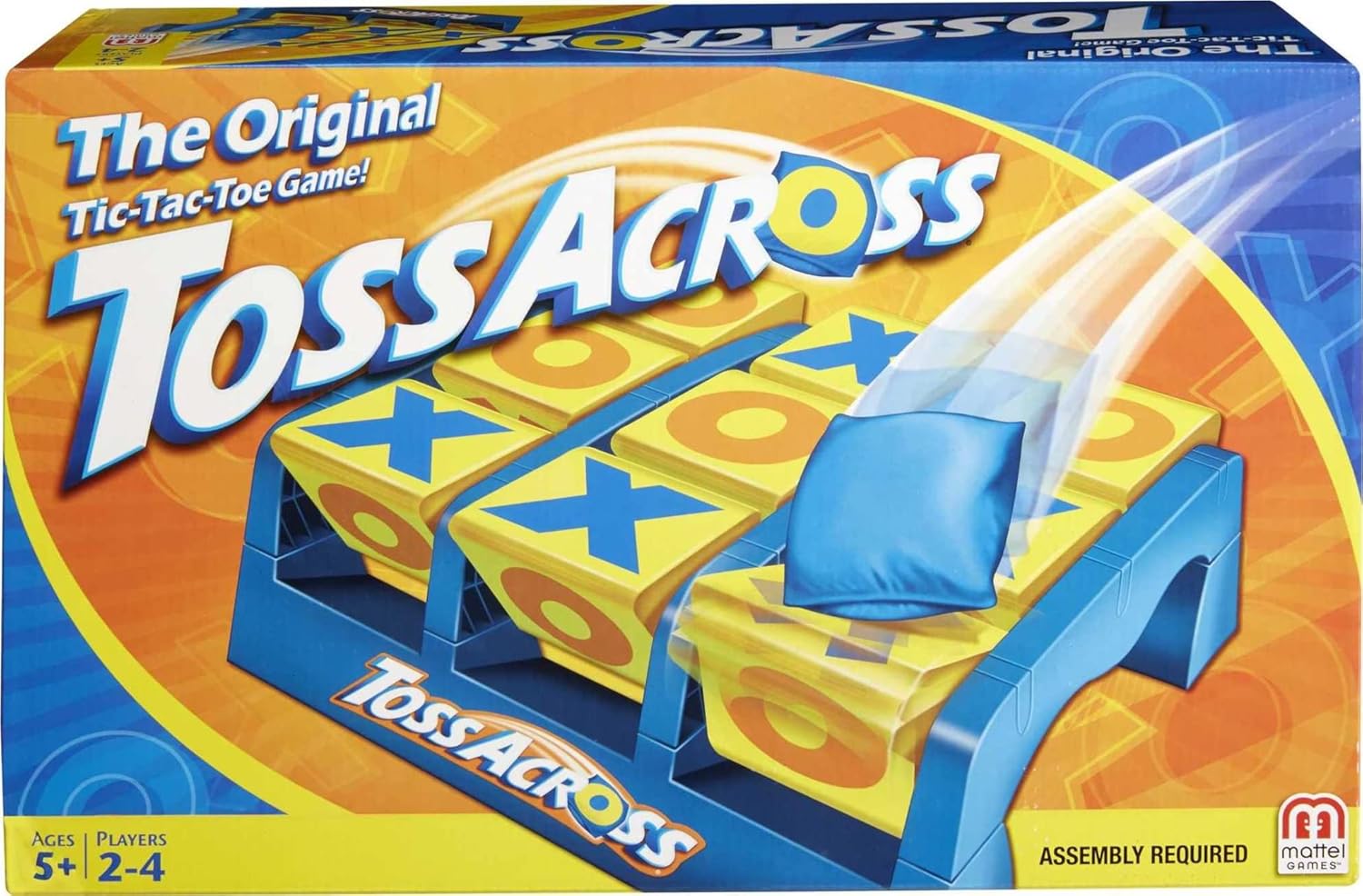 Mattel Games Toss Across Bean Bag Game Set for 2-4 Players