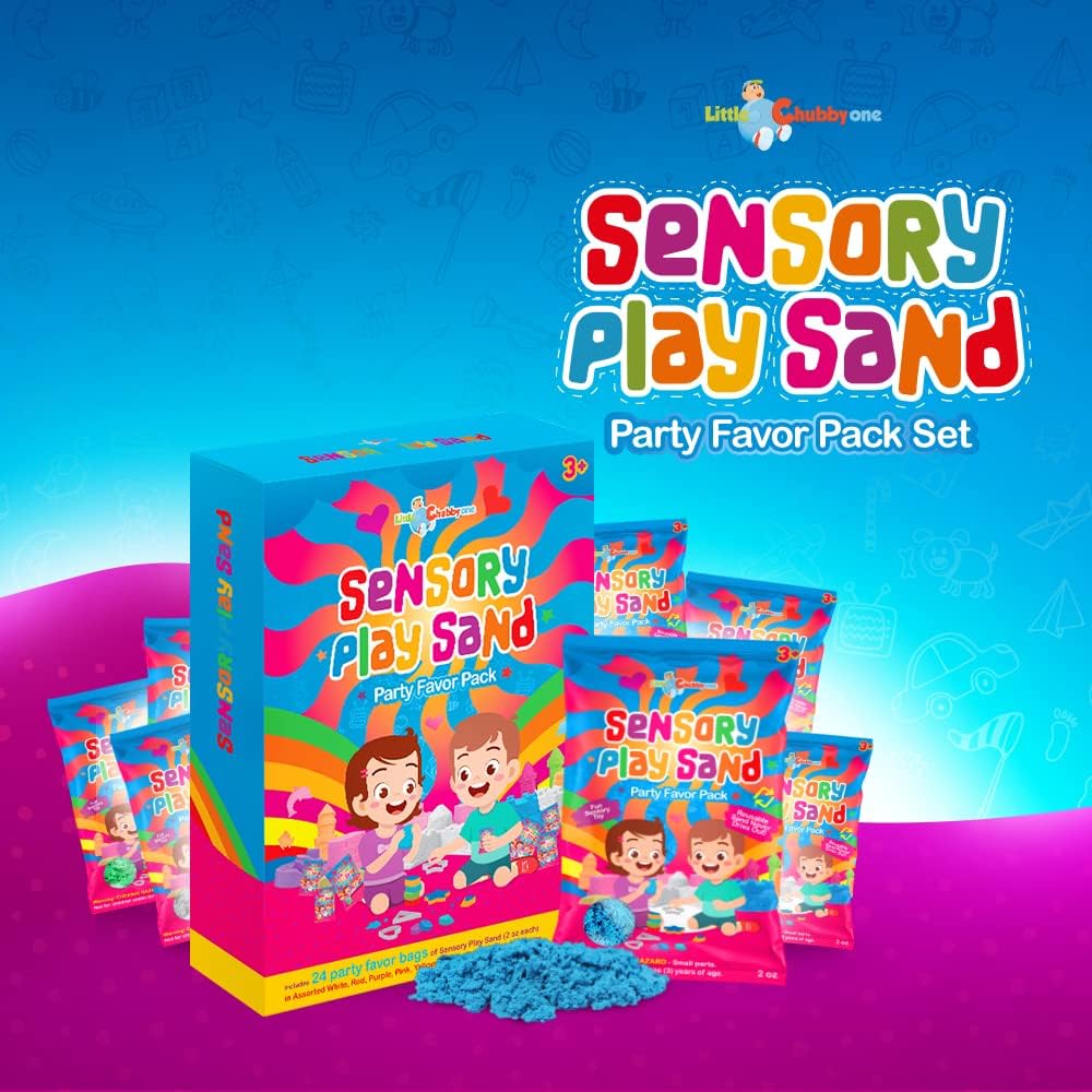 Little Chubby One Sensory Play Sand 24 Count Set