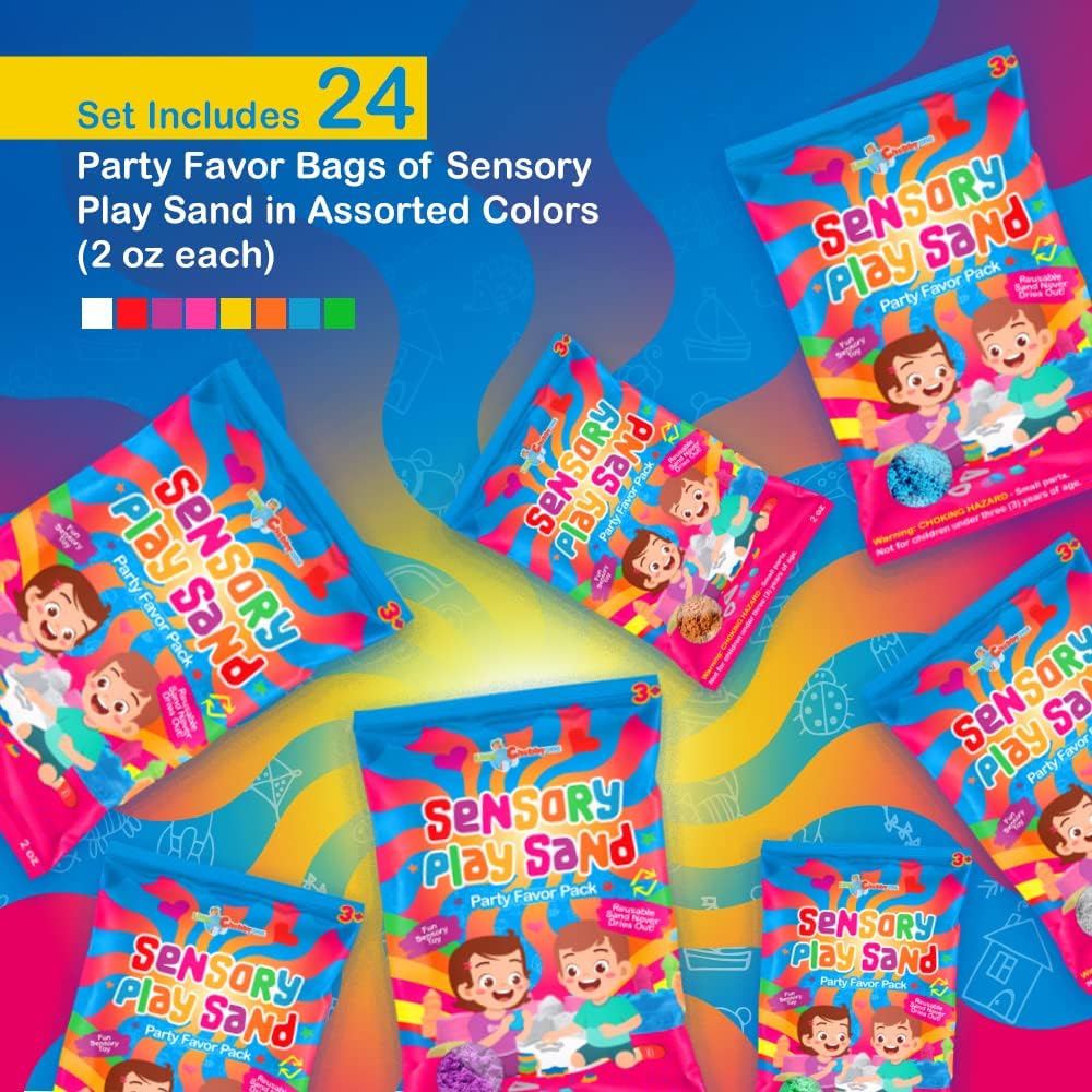 Little Chubby One Sensory Play Sand 24 Count Set