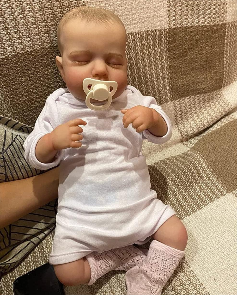 iCradle Asleep Reborn Baby Doll 20 Inch Weighted