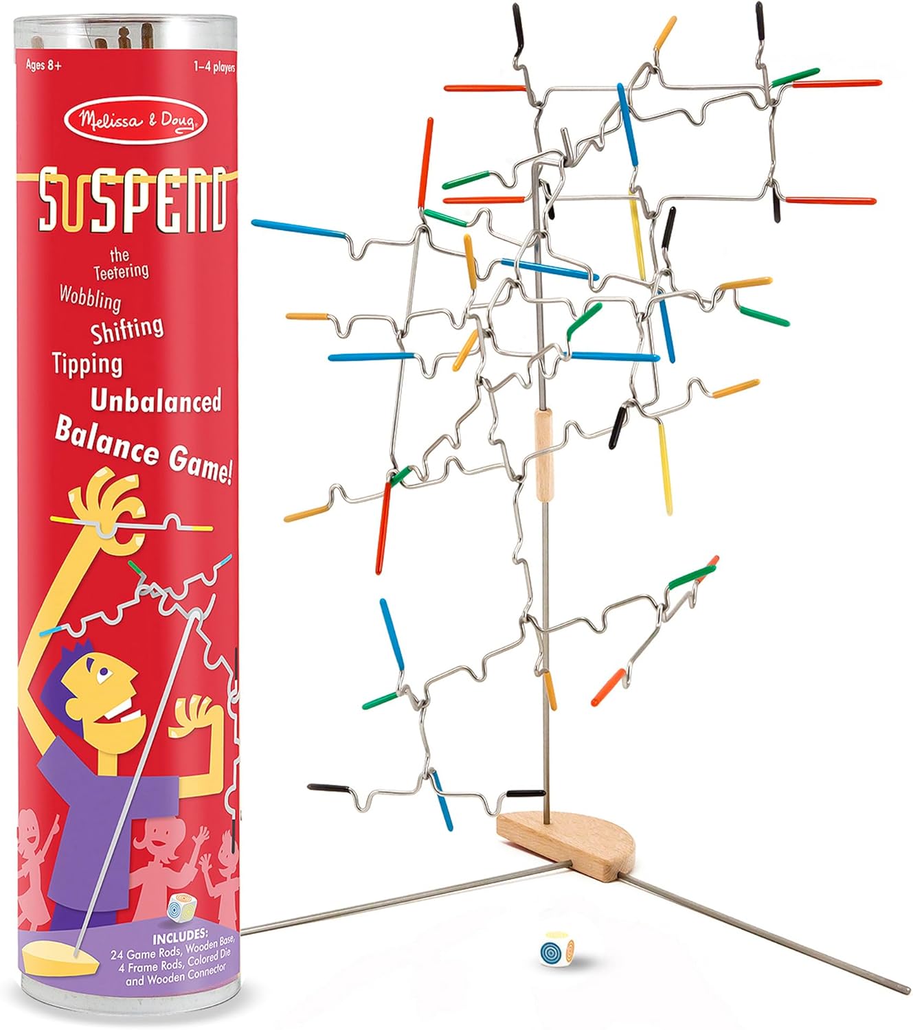 Melissa Doug Suspend Family Game 31 Pcs Wire Balance Game