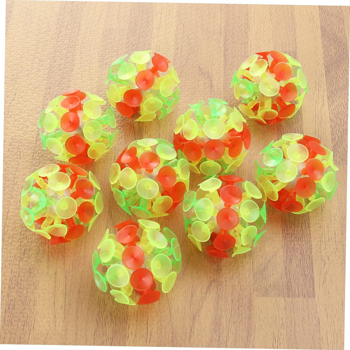 IMIKEYA 7pcs Suction Cup Bounce Balls for Kids