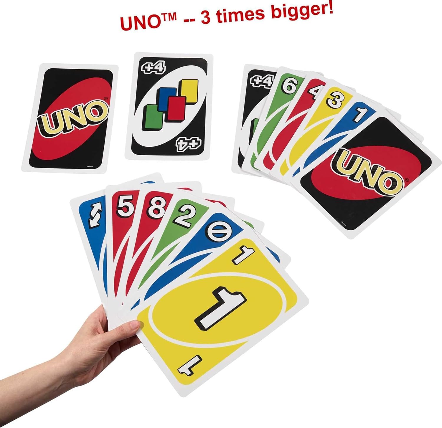 Giant UNO Card Game for Kids Adults and Families