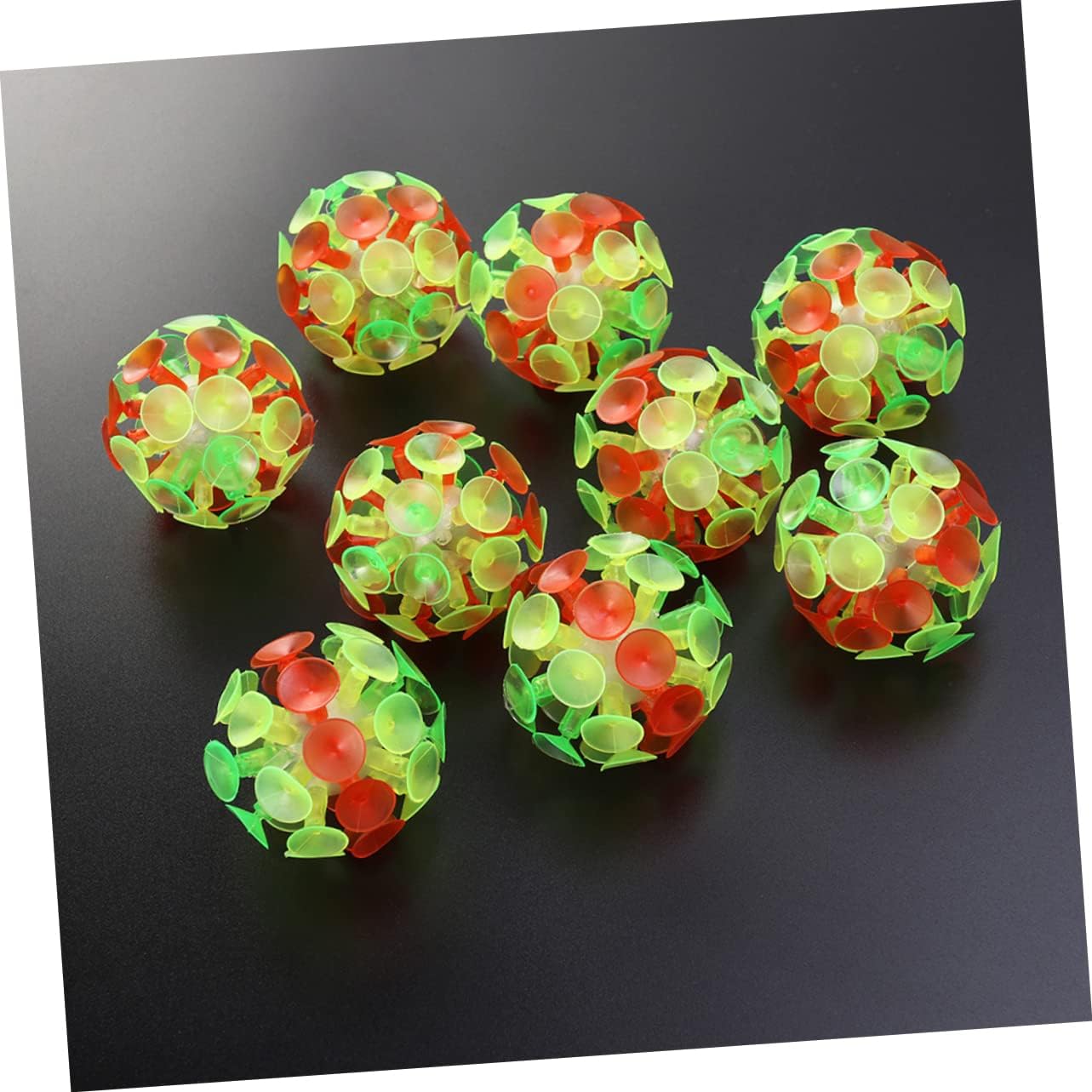 IMIKEYA 7pcs Suction Cup Bounce Balls for Kids