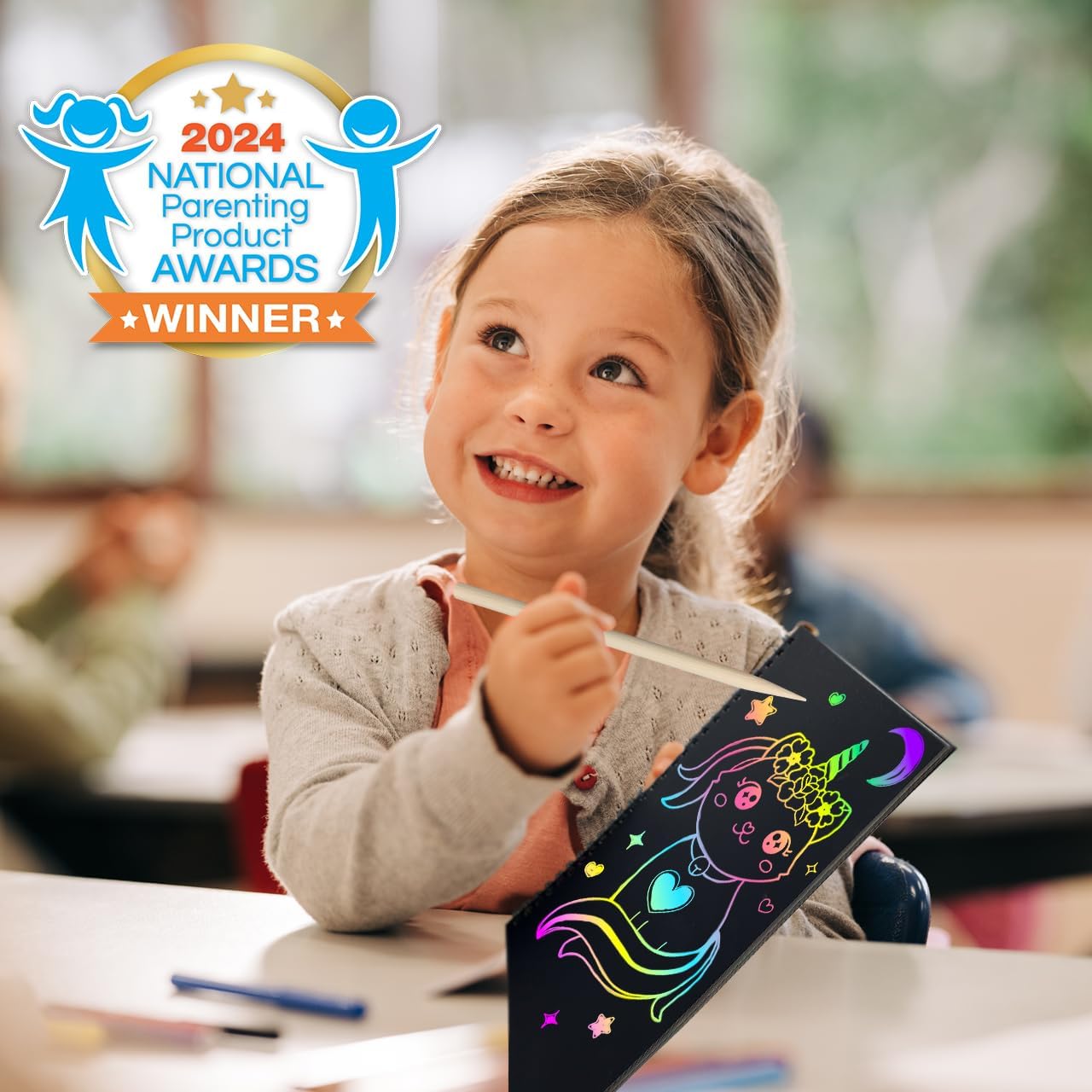 ZMLM Rainbow Art Craft Notebook Set for Kids
