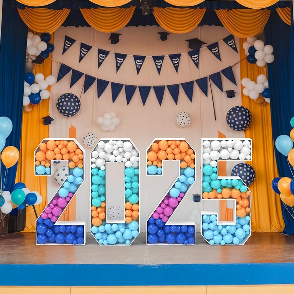 3 Feet Tall Balloon Mosaic Frame Decor Kit