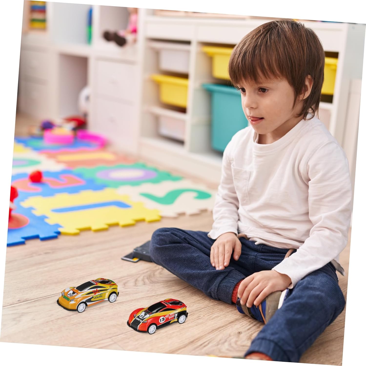 25Pcs Alloy Pull Back Cartoon Cars for Kids Parties and Classroom Rewards