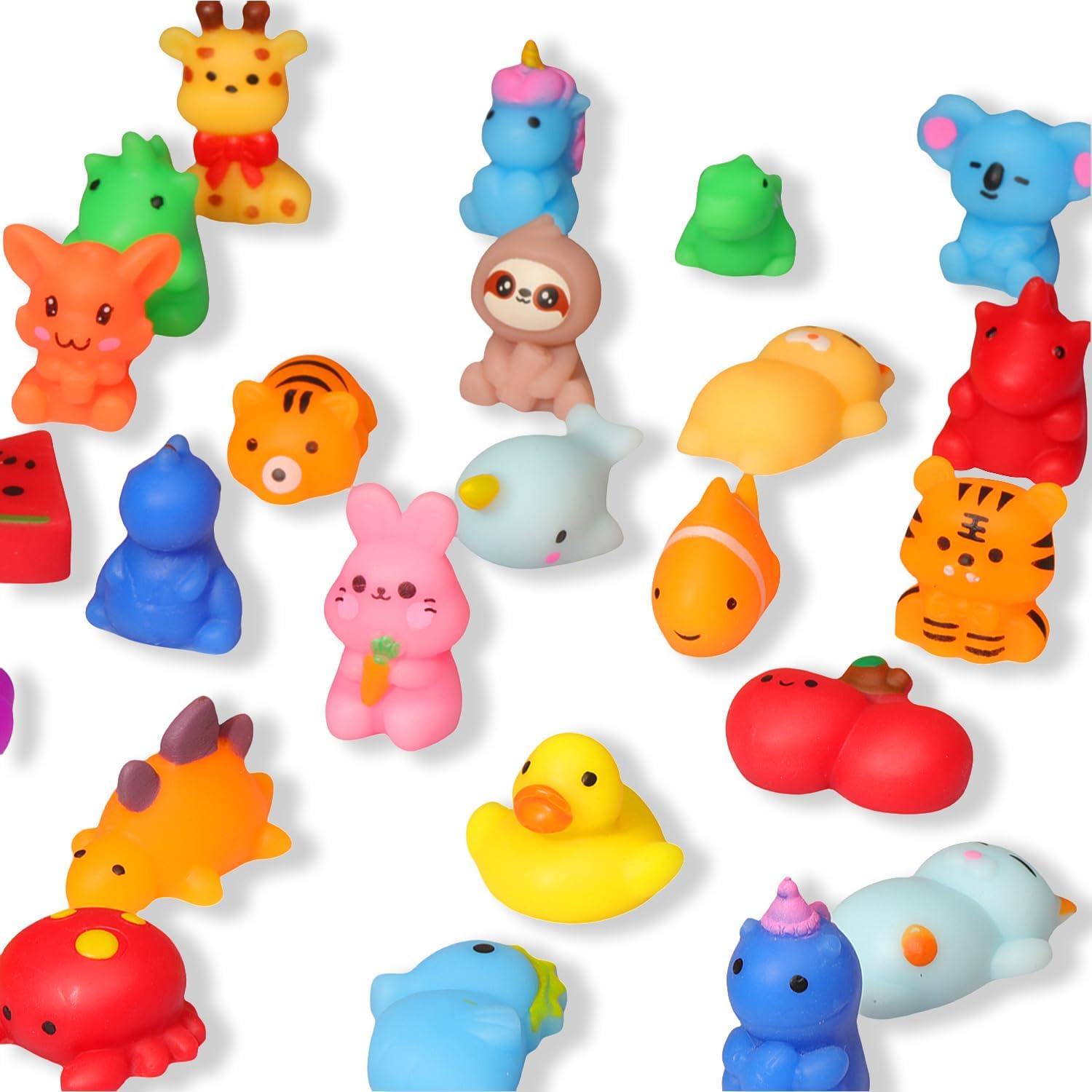 Nobasco 26 Pack Squishie Mochi Toys - Kawaii Cat Stress Relievers