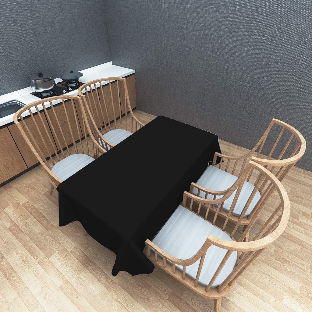 Childom 3 Pack Plastic Tablecloths for 8 Foot Tables