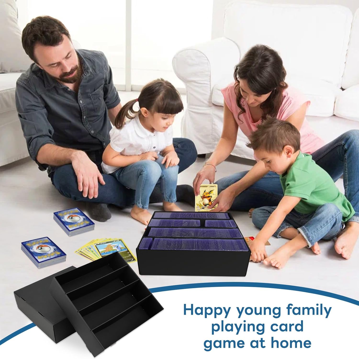 6 Pack Trading Card Storage Box with 3120 Card Capacity