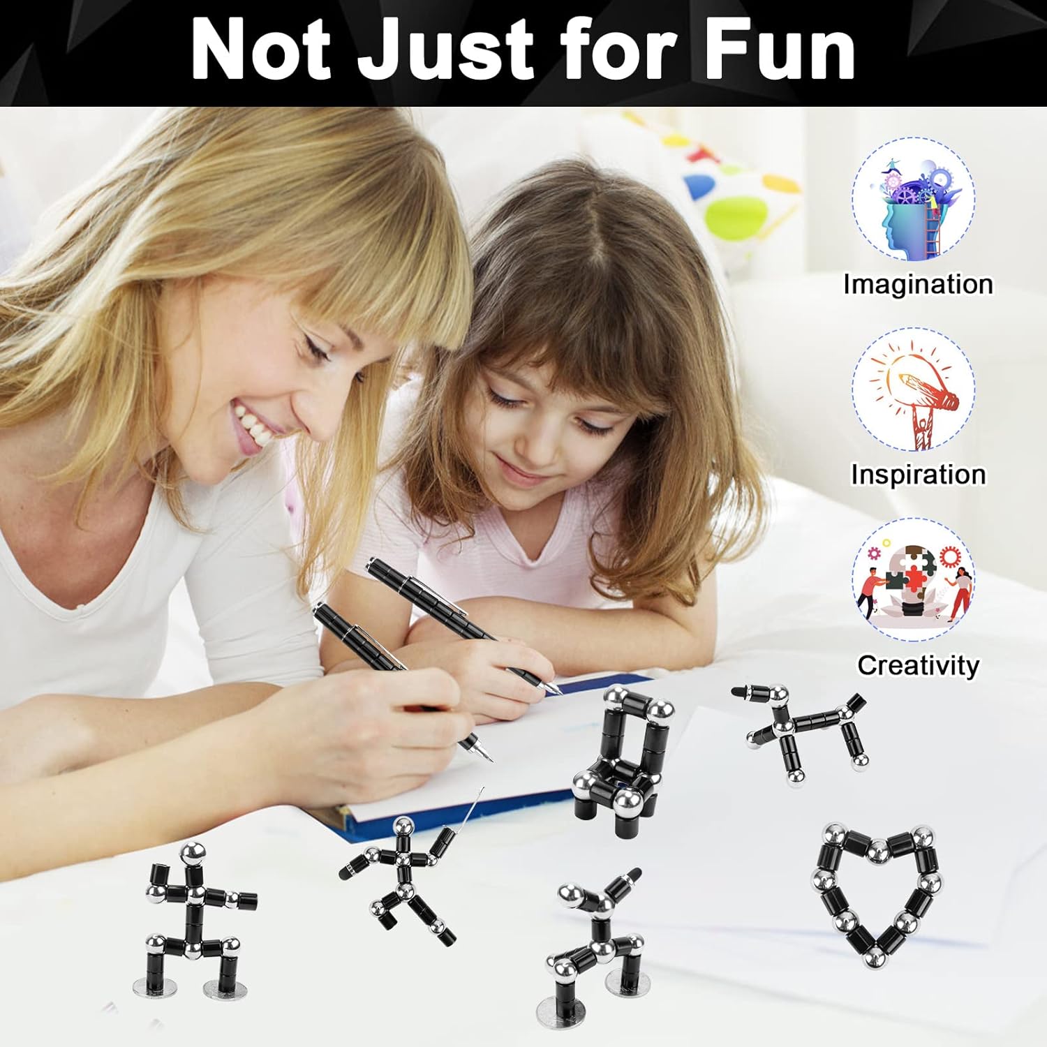 Magnetic Fidget Gold Pen Toy for Stress Relief and Anxiety