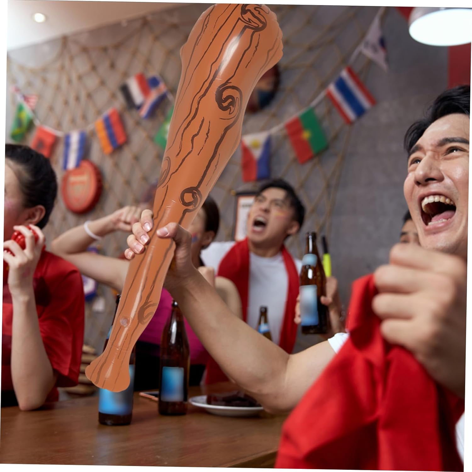 VICASKY Inflatable Bat Party Cheer Stick Sports Themed Toy