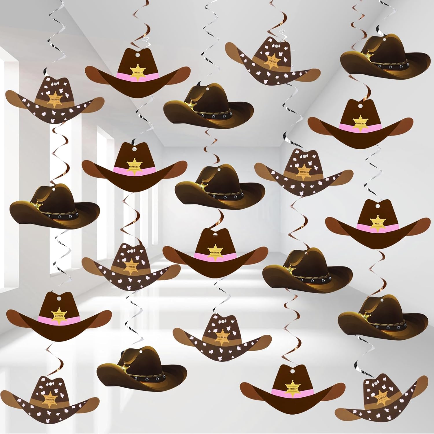 Maxdot 42 Pcs Western Cowboy Party Decorations
