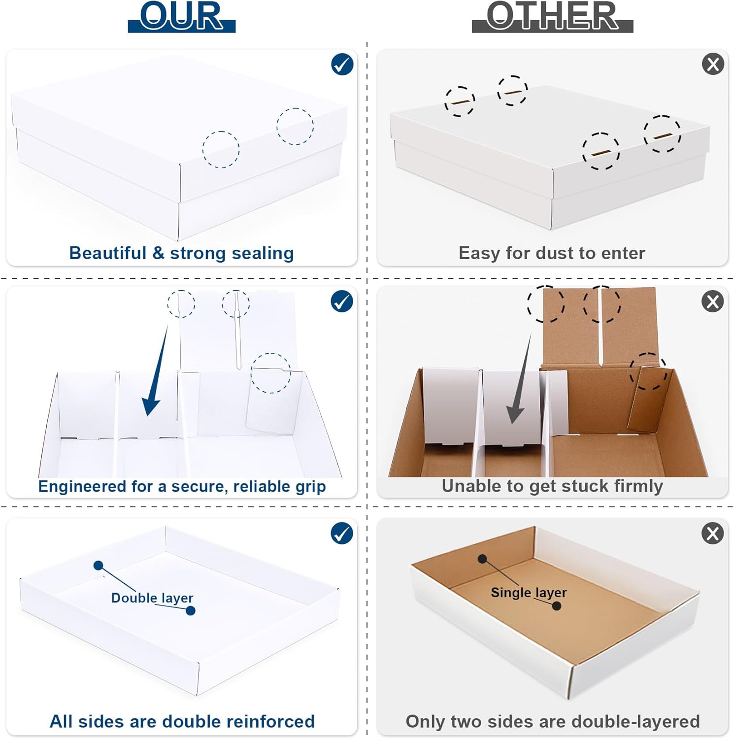 Leyzan Trading Card Storage Box with Dividers 1 Pack