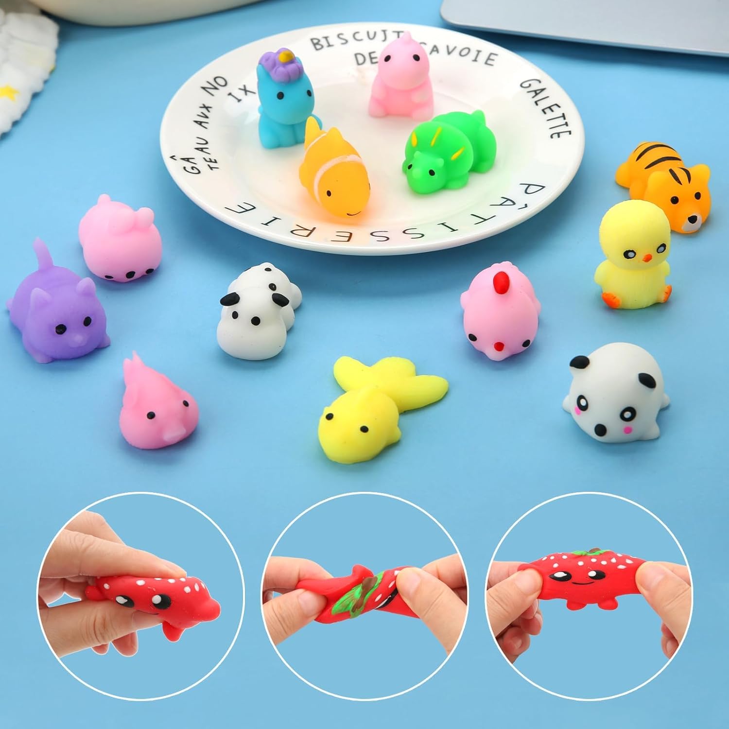 30 Pack Squishy Toys for Kids Stress Relief