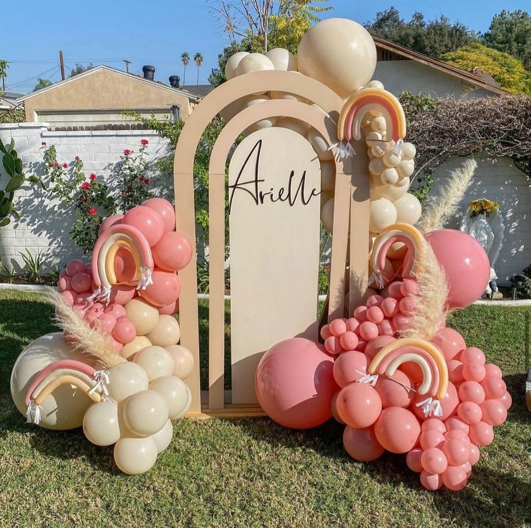 Retro Blush Pink Party Balloons 60 Pcs 12 Inch