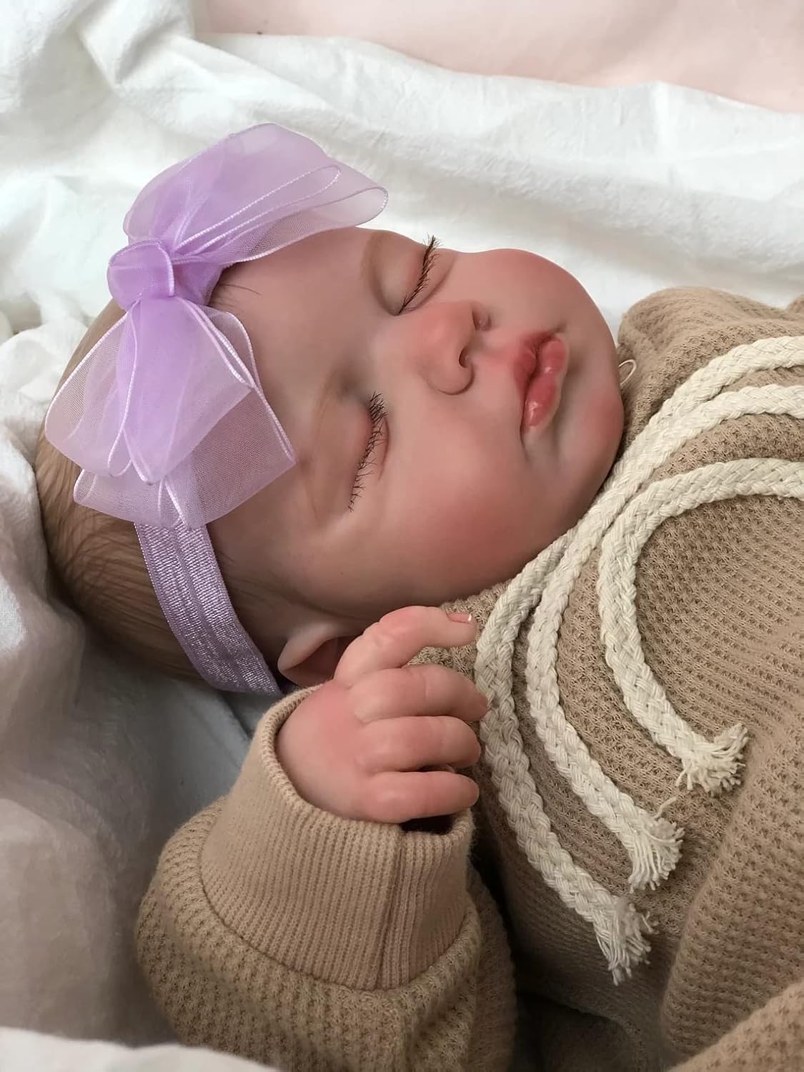 iCradle 20 Inch Lifelike Reborn Baby Doll for Ages 3