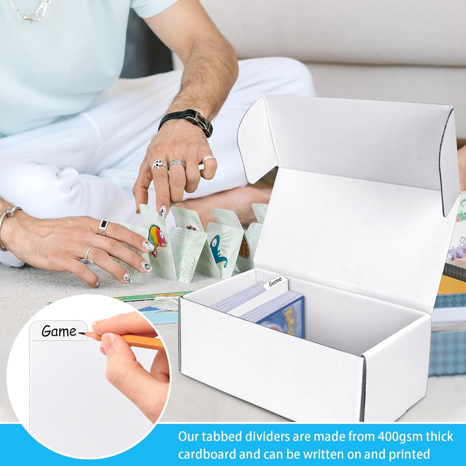 VOKOY Trading Card Storage Box 6 Pack 400 Count Case