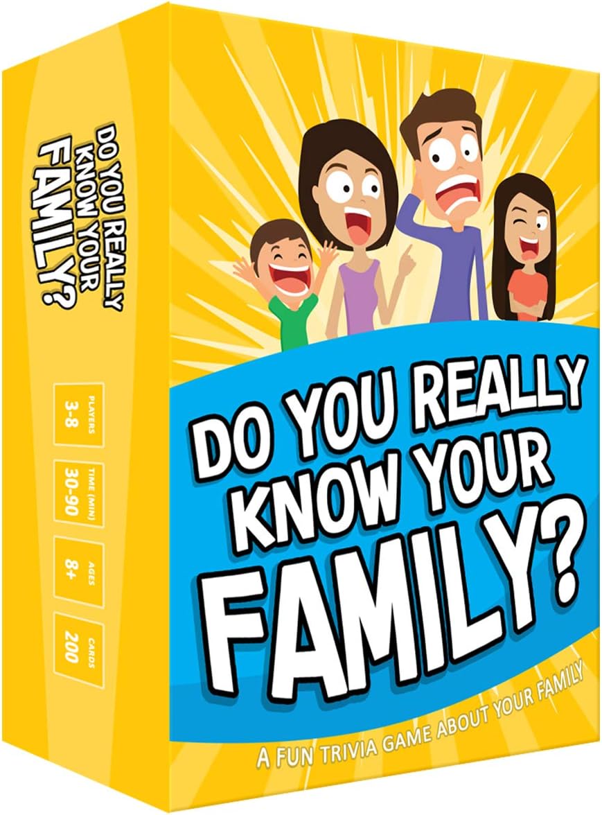 Do You Really Know Your Family Family Card Game