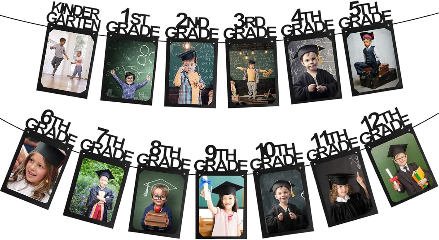 Graduation Photo Banner Set for Party Decorations