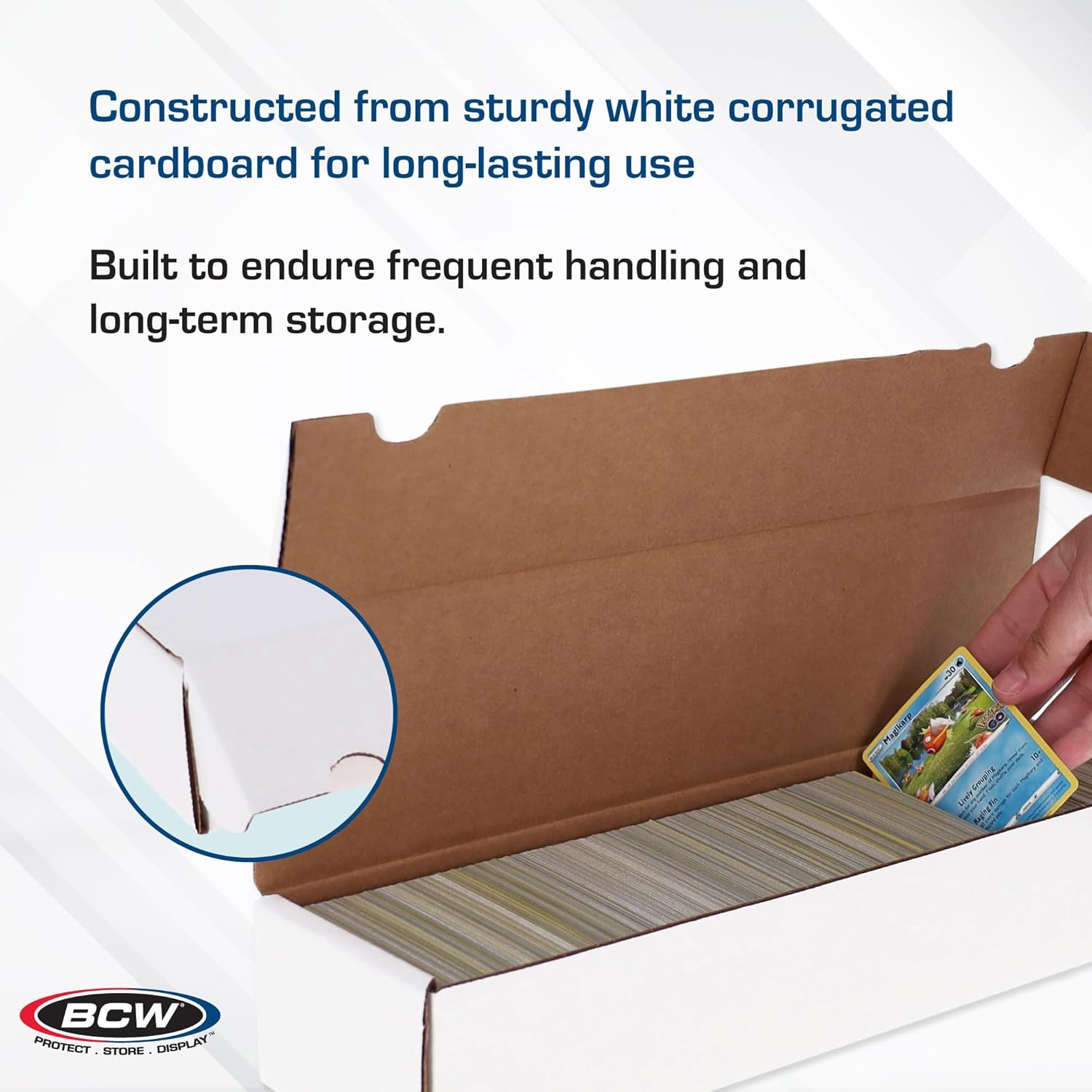 BCW 800ct Trading Card Storage Boxes 3 Pack