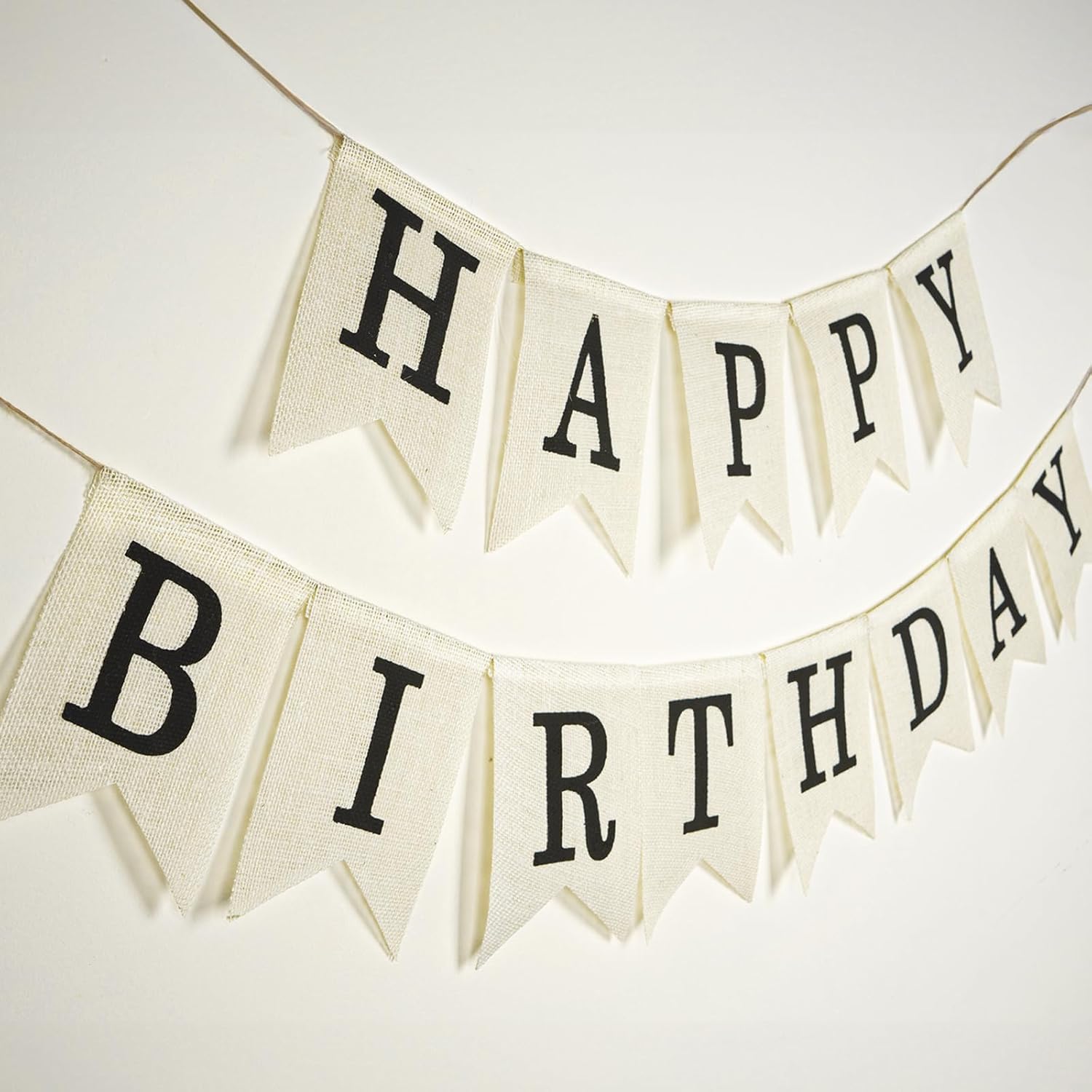 Anwyll Black Happy Birthday Banner Sign