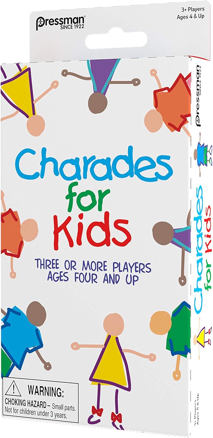 Pressman Charades Kids Game Multicolor 5 Inch