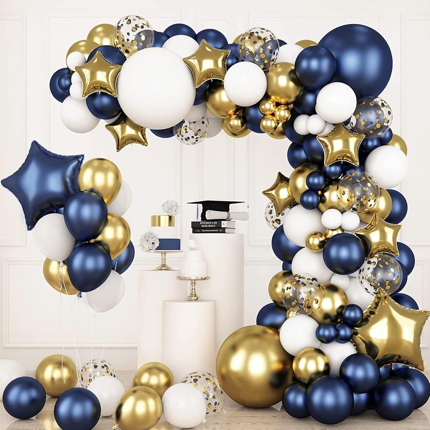 60 PCS Balloon Clips for Arch and Column Decoration
