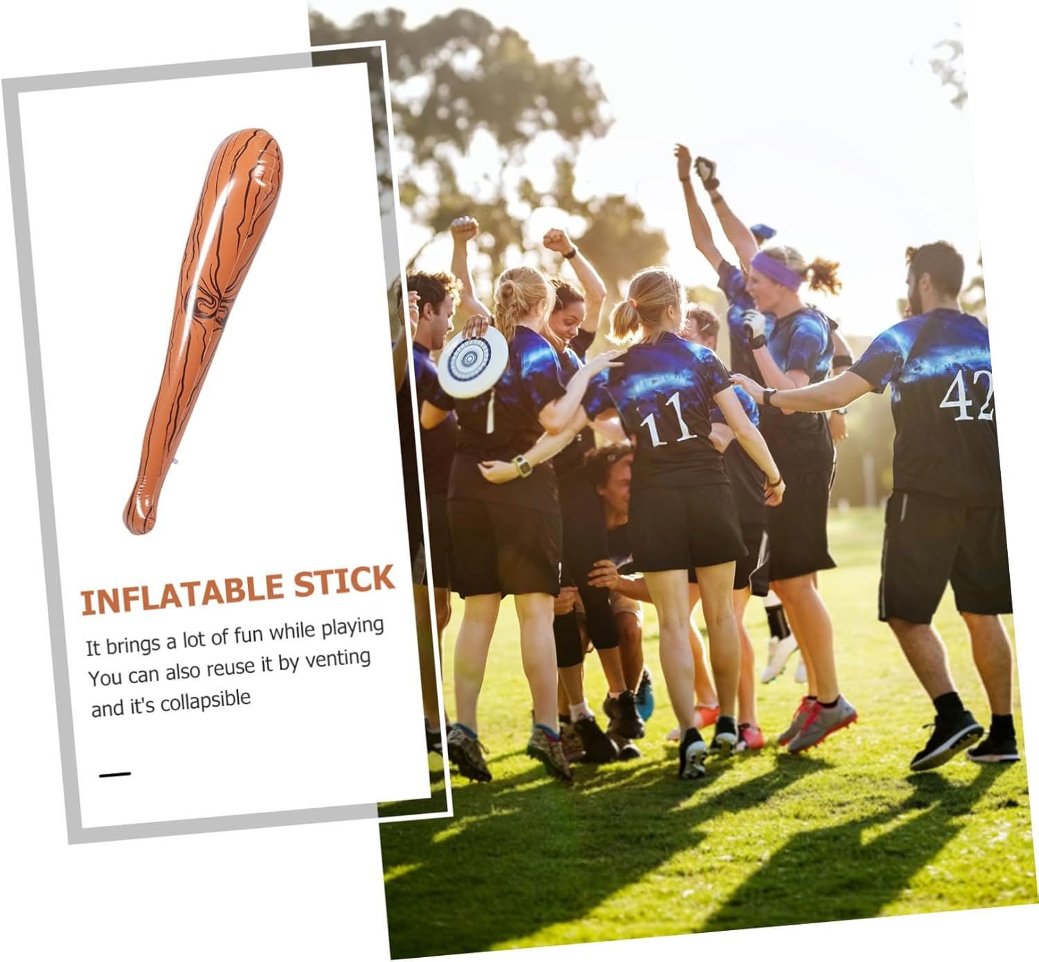 Inflatable Bat Toy for Baseball Practice and Birthday Parties