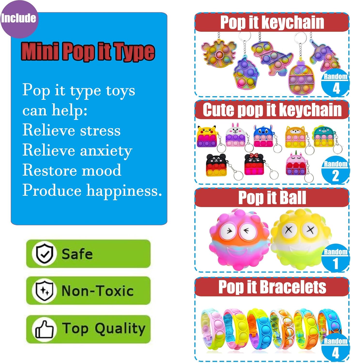 109 PCS Premium Party Favors Toys Set for Kids