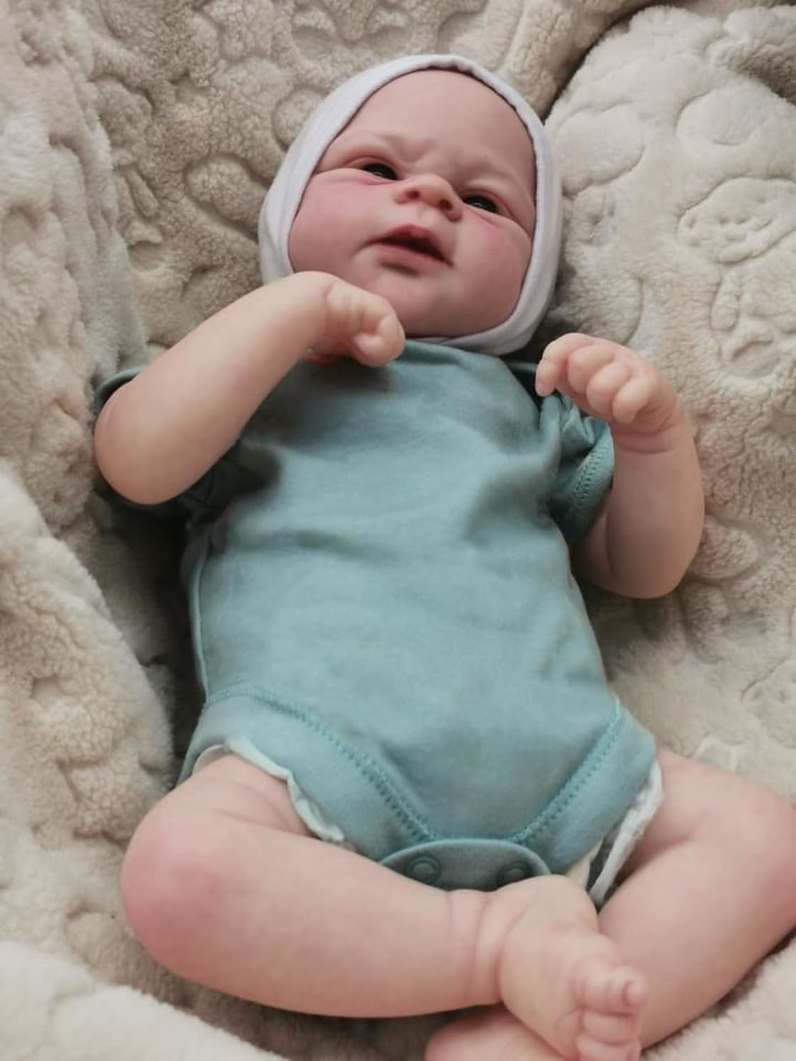 18 Inch Reborn Baby Doll Lifelike Handmade Newborn Genesis Boy Collectible