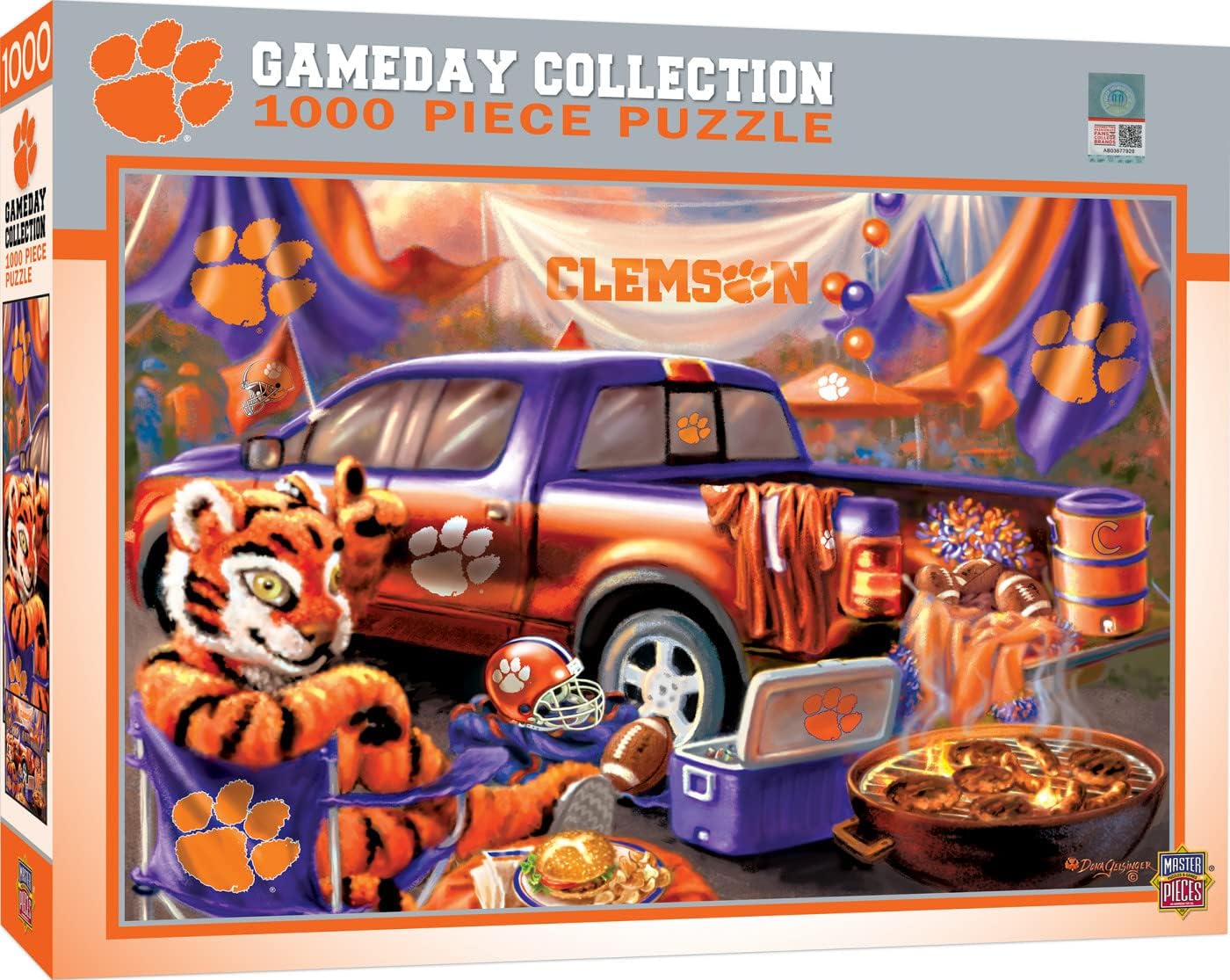 Masterpieces 1000 Piece Jigsaw Puzzle NCAA Clemson Tigers Gameday