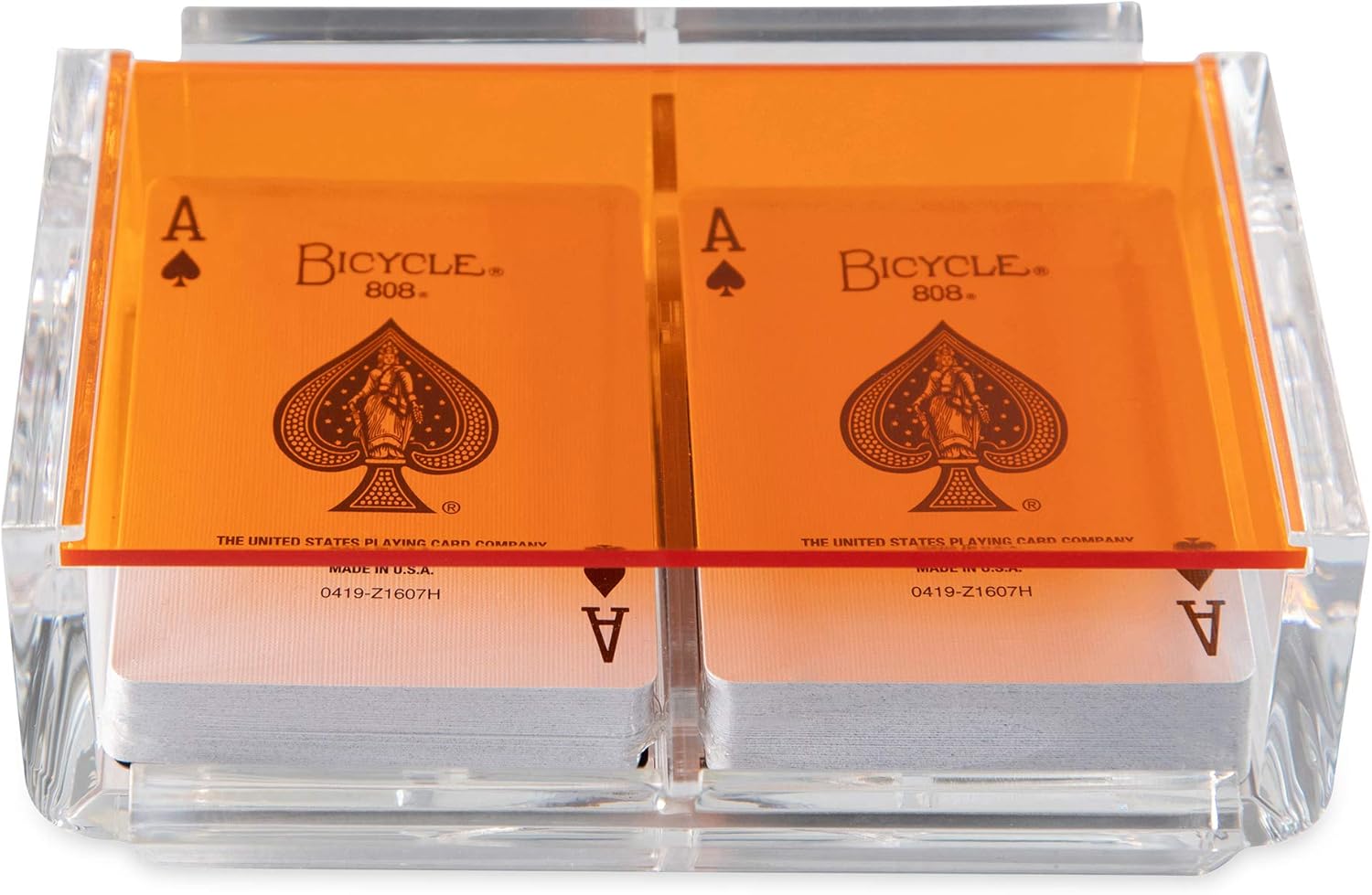 Luxe Dominoes La Canasta Set with 2 Decks Acrylic Box