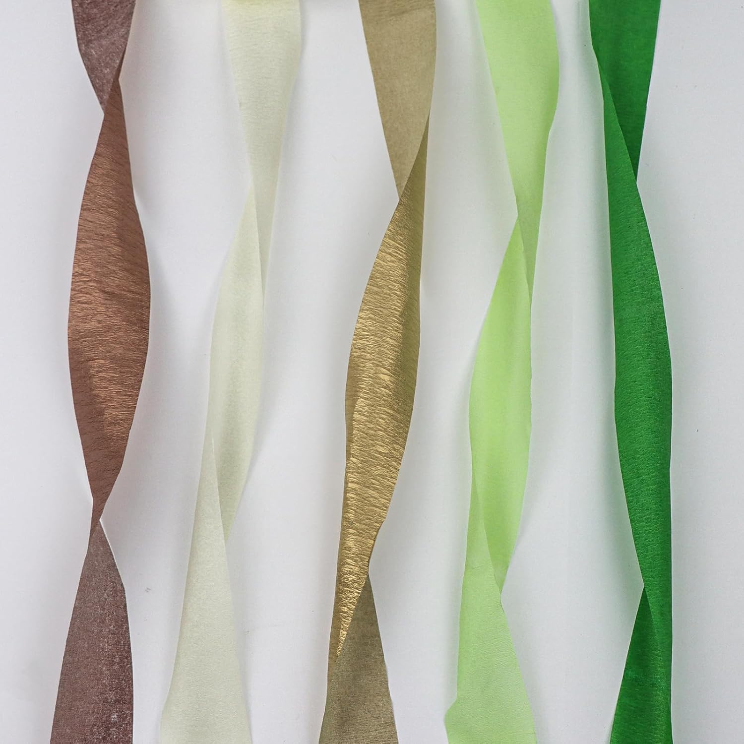 5 Rolls Crepe Paper Streamers for Party Decorations